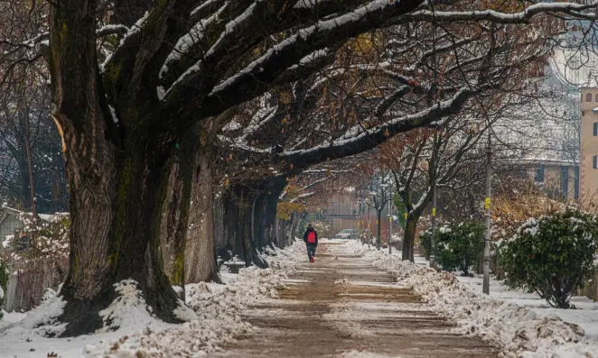 Walking and cycling in winter