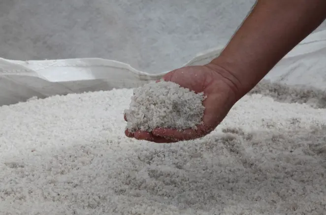 White salt in bulk