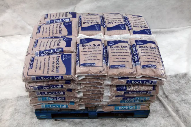 Pre packed rock salt