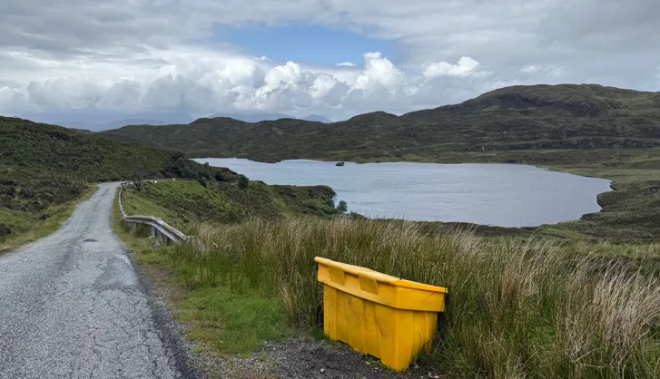 Grit bin isle of skye