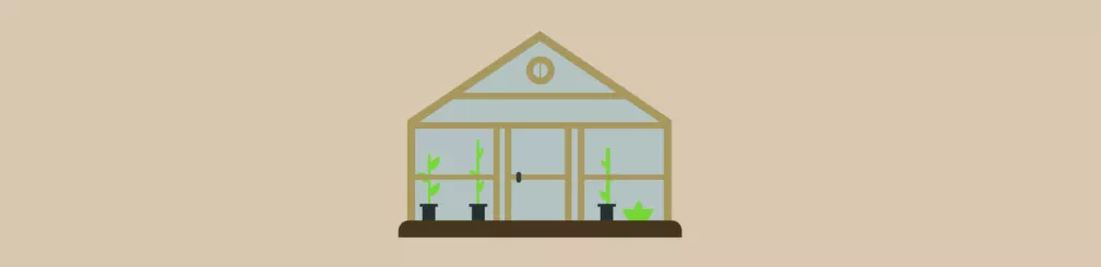 Greenhouse vector
