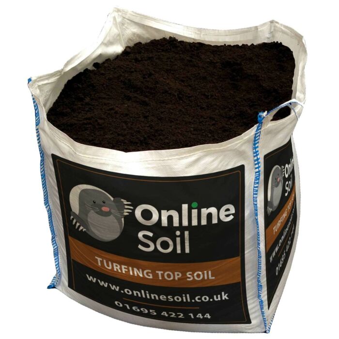 Turfing Topsoil With Logo