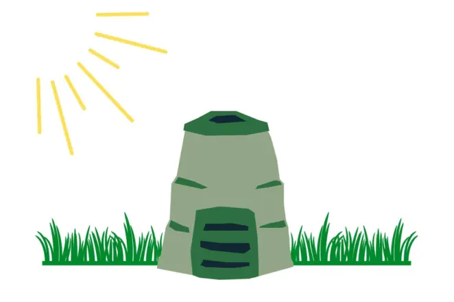 Compost bin location