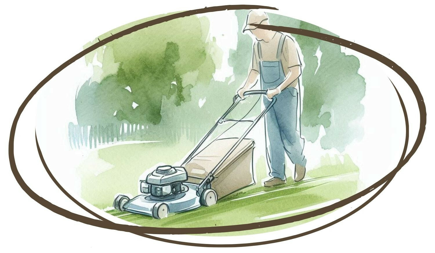 Mowing Grass